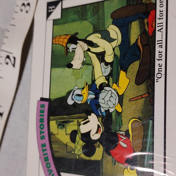 Vintage 1990s Walt Disney Co Minnie Mickey Trading Cards Sealed Promo Card Set - Picture 5 of 6